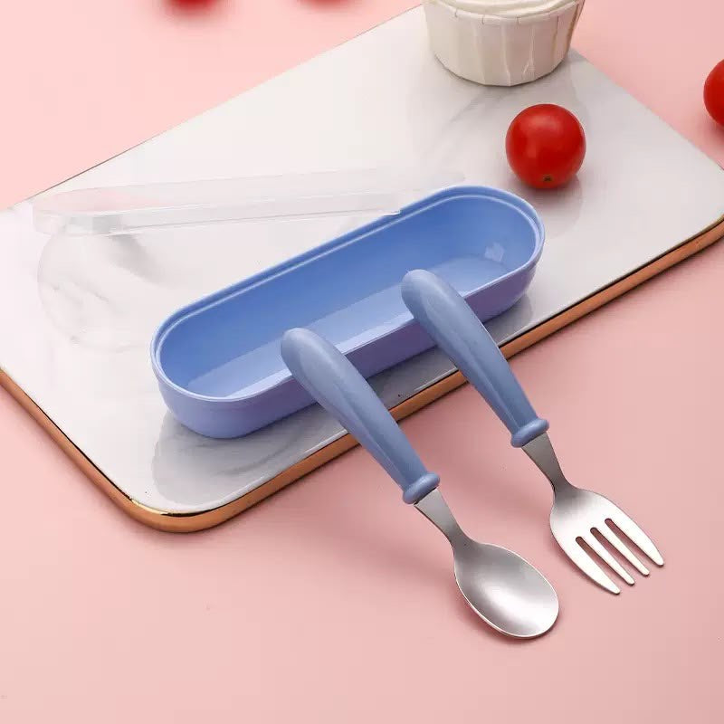 Stainless Steel 2-Piece Baby Cutlery Set