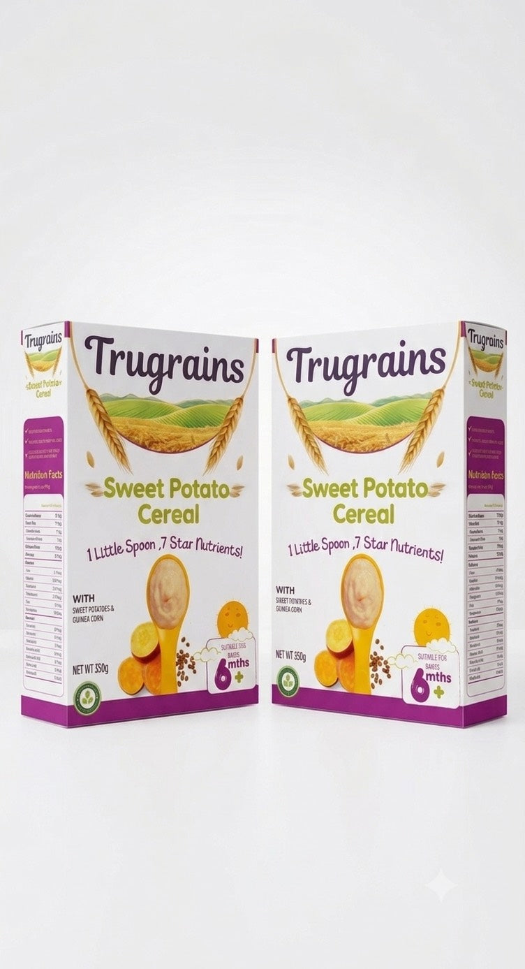 Trugrains (Tom Brown) Sweet Potato Cereal (350g)