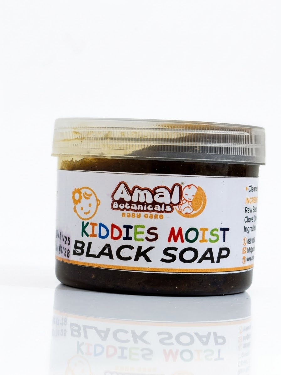 Kids Moist Black soap (300g)- Amal