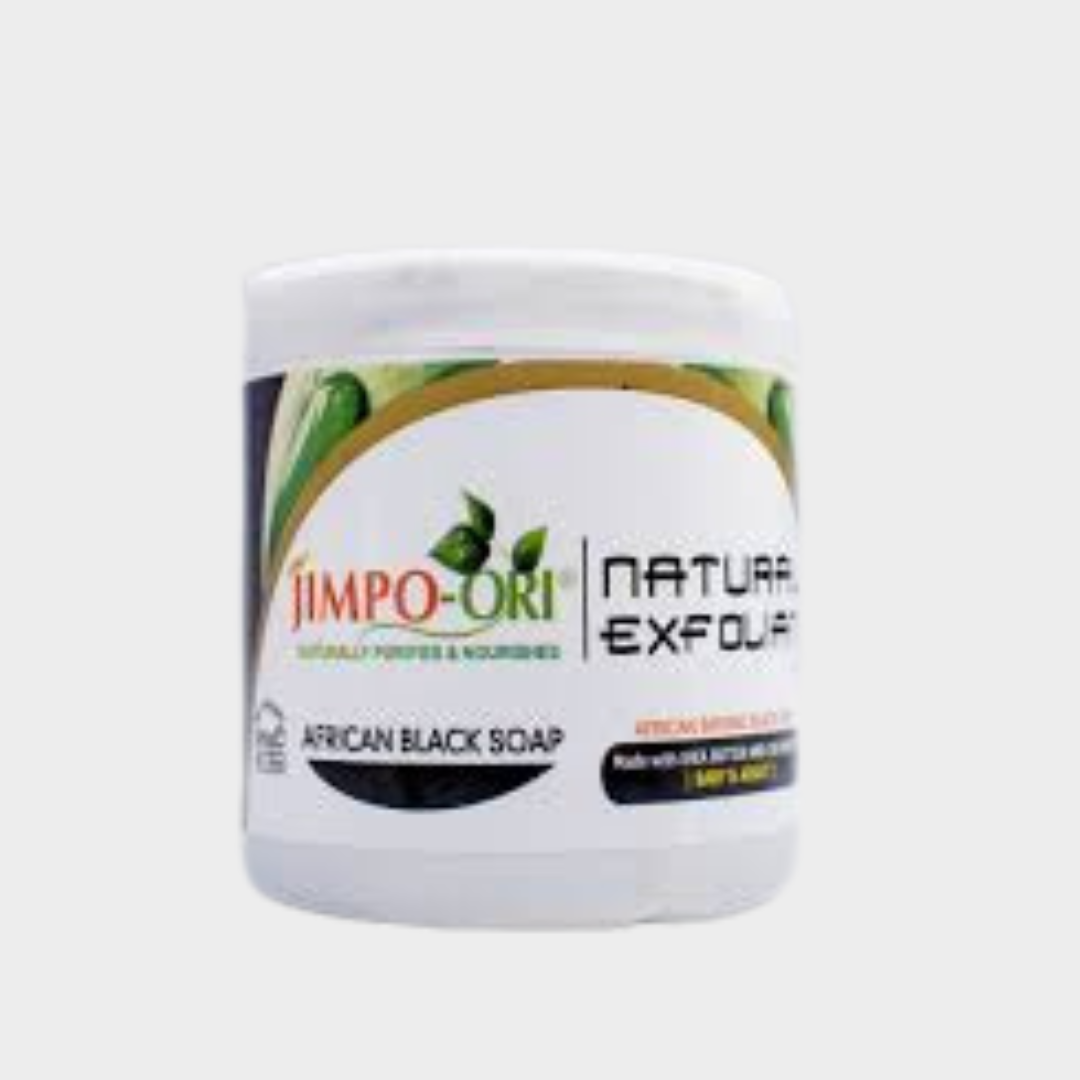 Black Soap - Jimpo Natural Exfoliate (500g)