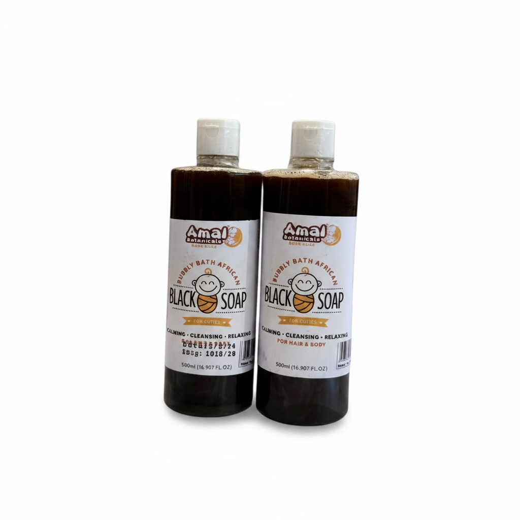 Bubbly Bath African Black Soap (Liquid) - Amal